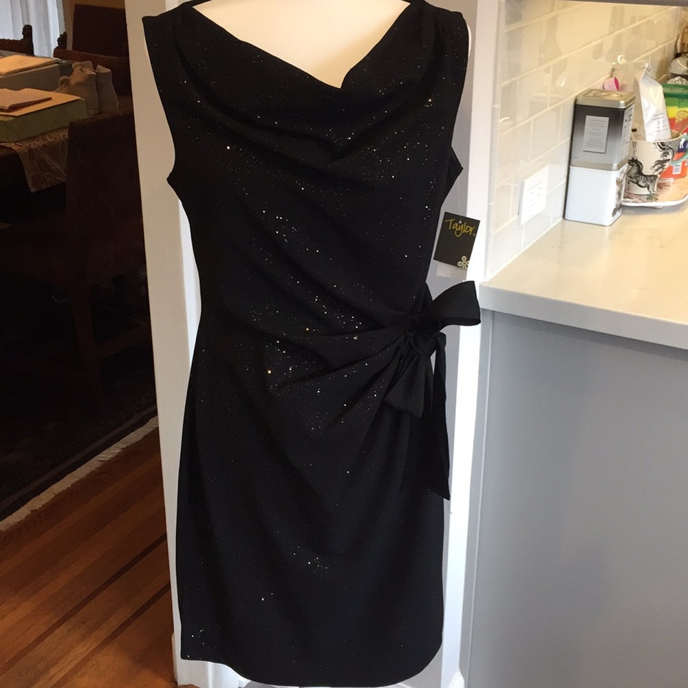 Black size 10 Taylor cocktail dress